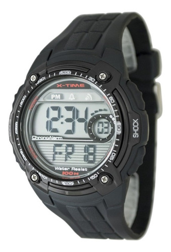 Reloj Hombre X-time Xt03 Cronometro Alarma Sumergible Sport