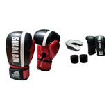 Oferta, Kit Boxeo,guantes+guantines+vendas+bucal...shark Box