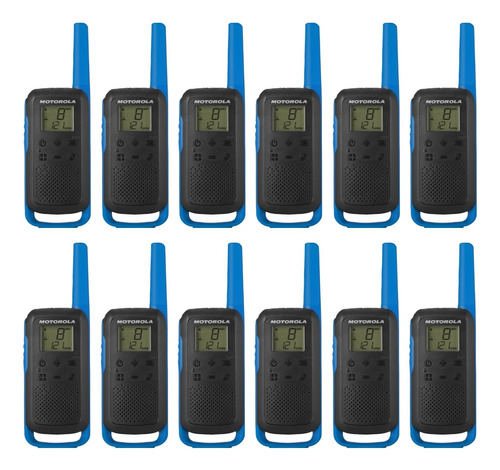 12x Walkie Talkie Handy Motorola T270tp Trio Ivox/vox 40km