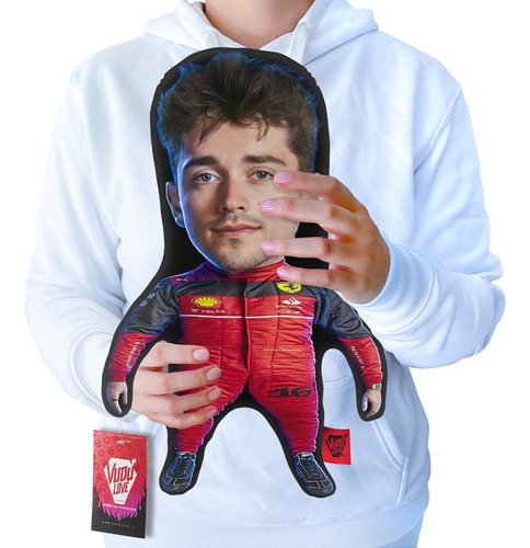 Cojín Charles Leclerc Chiquito F1 40cm Vudú Love