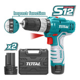 Taladro Impacto C/ 2bat S12 12v Total Tidli1232 | Ed