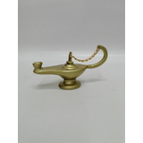 Lámpara Aladino Hindu Aluminio Y Baño Oro