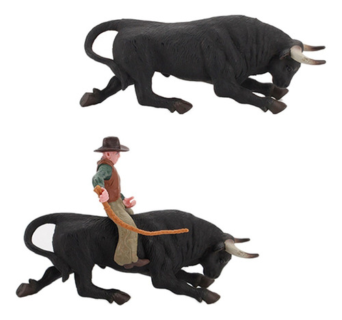 Figura De Toro Realista Muñeca De Montar A Caballo Figuras .