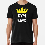 Remera Gym King Fitness Workout Gym Gift Algodon Premium