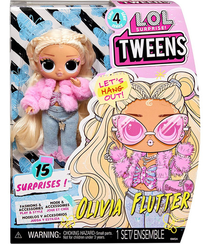 Muñeca Lol Surprise Tweens Olivia Flutter Serie 4 Original