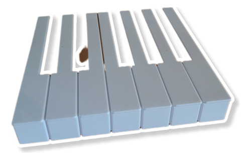 Teclas Blancas De Piano Repuesto (cola Y Vertical) 52 Teclas