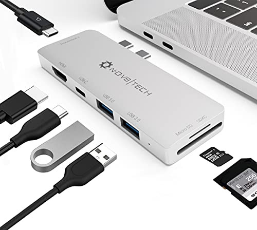 Nov8tech Adaptador De Concentrador Usb C A Hdmi Para Macboo