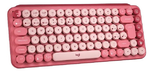 Teclado Inalámbrico Con Teclas De Emojis. 920-010715 Rosa