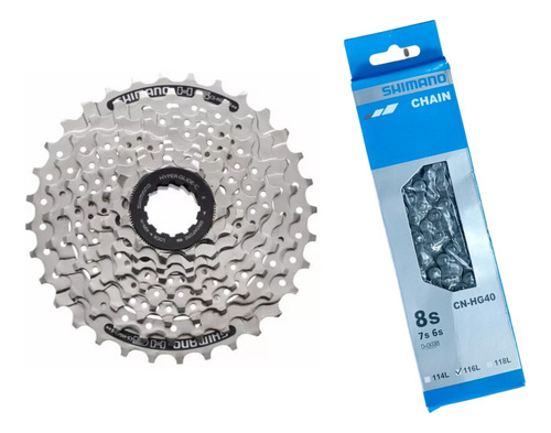 Pacha Cassette + Cadenilla Shimano Original 8v  