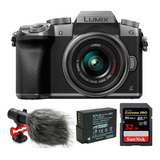 Panasonic Lumix G7 Silver Cámara Digital 4k Wifi + Accesorio