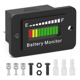 Medidor De Monitor De Batería Led De 12 V, 24 V, 36 V, 48 V,