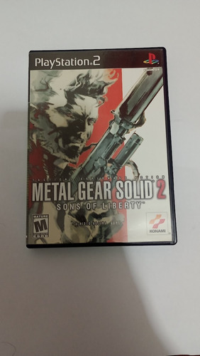 Metal Gear Solid 2 Sons Of Liberty Original Ps2