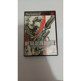 Metal Gear Solid 2 Sons Of Liberty Original Ps2