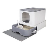 Rizzari Large Foldable Cat Litter Box,top Entry Cat Litter B