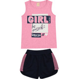 Conjunto Feminino Infantil Verão Bloguerinhas