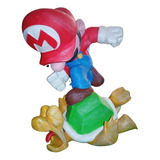 Figura De Mario Bros Saltando Sobre Un Koopa