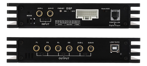 Amplificador Dsp Para Coche 6 Canales De Alta Potencia Hifi