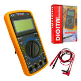 Multímetro Digital Portátil Transitor Tester Amarillodt9205a