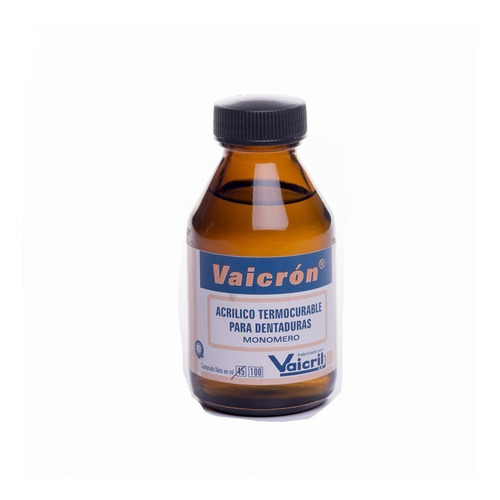 Vaicron Monomero Acrilico Termocurable 200cc Vaicril Dental