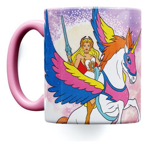 Taza Cerámica Importada She-ra He-man Motu Filmation Ur 