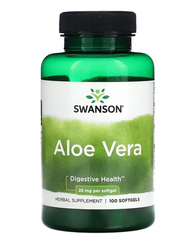 Swanson - Aloe Vera 25mg 100 Softgels