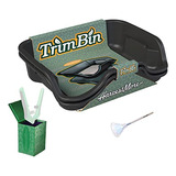 Kit Completo Trim Bin Tijeras Y Esponja Negra