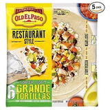 Old El Paso Restaurante Grande Tortillas De Harina, 21,5 Onz