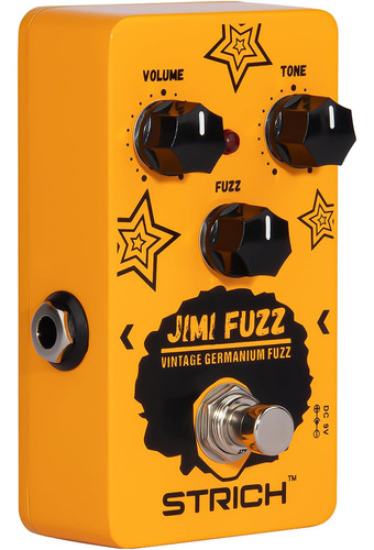 Strich Jimi Fuzz Pedal - Guitarra Eléctrica Compacta Mini Fu