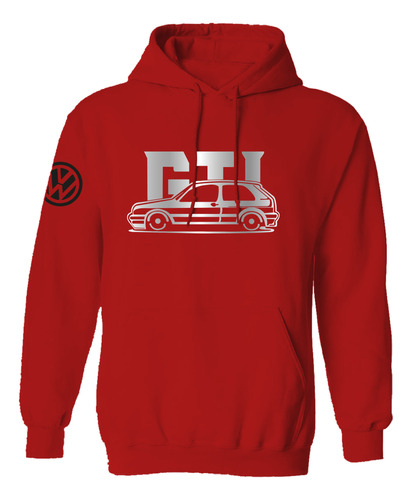 Sudadera Mod Vw Golf Gti Estampado En Reflejante