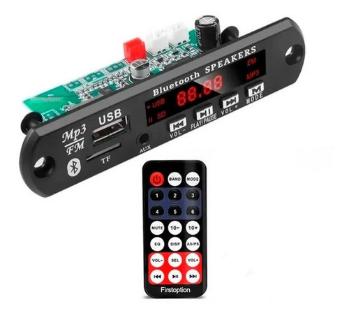 Placa P Amplificador Modulo Usb Mp3 Player C Bluetooth