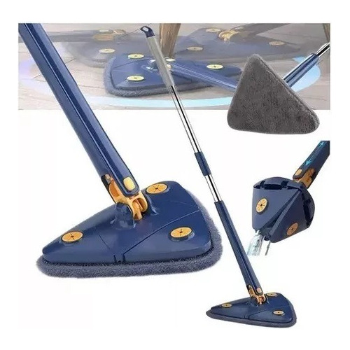 Rodo Esfregão Limpeza Triangular 360° Multiuso Mop Casa