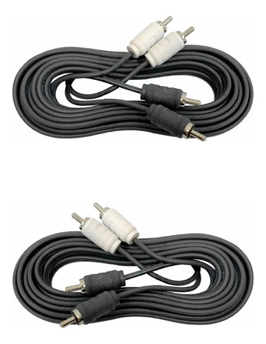Paquete De 2 Cables Rca Db Link Serie Zl20 6mts Blindado