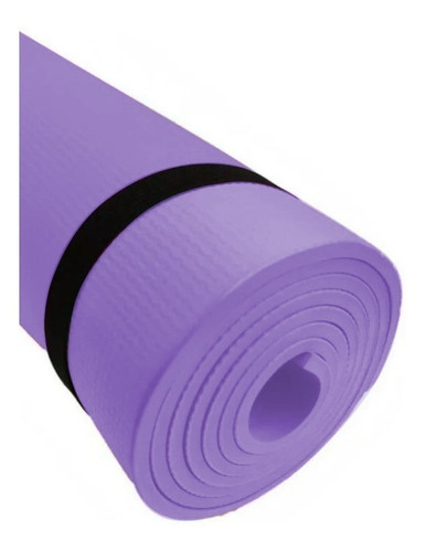 Colchoneta Yoga Mat Forest Fitness Pilates Enrollable 6mm  Color Violeta