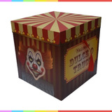 Caja De Regalos Diseño Halloween Grande 22 Cms