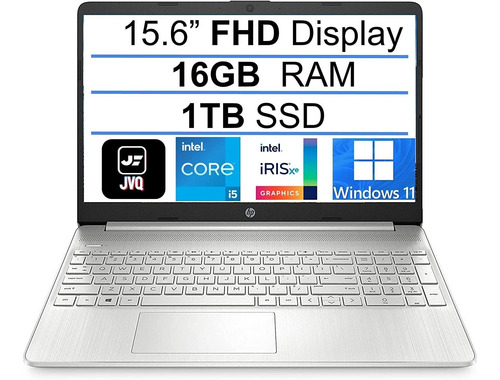 Laptop Hp 15 15.6  I5 16gb 1tb W11s Intel Fhd + Jvq Mousepad