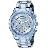 Reloj Guess Para Mujer U0704l2 Color Azul Cielo Con Tablero