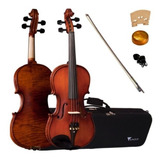 Violino Eagle 4/4 Envelhecido Ve244 + Estojo + Arco + Breu