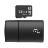 Pen Drive + Cartao De Memoria 32gb Multilaser - Mc163