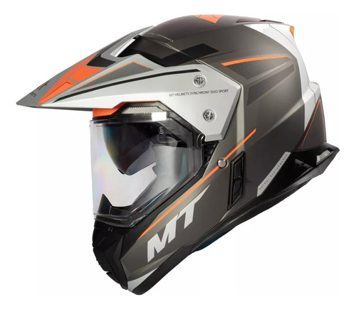 Casco Moto Mt Synchrony Duo Sport Patrol Plan Fas 