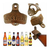 Destapador De Pared Cerveza Gaseosas Vintage Retro