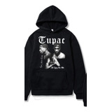 Blusa Moletom Unissex-forrado Com Capuz Hip Hop Tupac Mod09