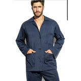 Pijamas Eyelit Hombre Largo Invierno Abotonado 1903 Palermo