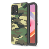 Funda Szfirstey, P/ Samsung Galaxy Serie A52, Verde Camo