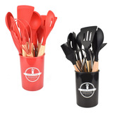 Utensílios De Silicone Concha Para Cozinha Kit Com 12 Peças