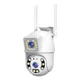 360 Cámara Binocular Casa Monitor De Seguridad Al 1080p