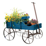 Carreta Amish Decorativa Maceta De Jardín De Atrás De