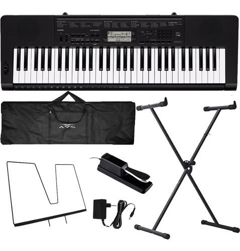 Teclado Casio Ctk3500 61 Teclas Sensitivas + Kit