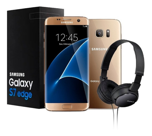 Celular Samsung Galaxy S7 Edge 32gb  + Diadema Sony