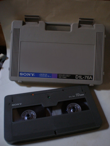 Cassette Sony D1l-76a 19mm Video Digital - U-mati Vhs Dvd