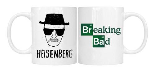 Taza Breaking Bad Heisenberg Serie Tv Tazón 320ml 